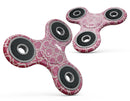 Deep Pink Bubble Morrocan Pattern Full-Body Fidget Spinner Skin-Kit