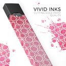 Deep Pink Bubble Morrocan Pattern - Premium Decal Protective Skin-Wrap Sticker compatible with the Juul Labs vaping device