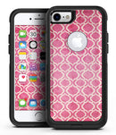 Deep Pink Bubble Morrocan Pattern - iPhone 7 or 7 Plus Commuter Case Skin Kit
