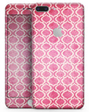 Deep Pink Bubble Morrocan Pattern - Skin-kit for the iPhone 8 or 8 Plus