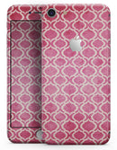 Deep Pink Bubble Morrocan Pattern - Skin-kit for the iPhone 8 or 8 Plus