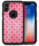 Deep Pink Bubble Morrocan Pattern - iPhone X OtterBox Case & Skin Kits