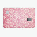Deep Pink Pattern Of Luxury - Premium Protective Decal Skin-Kit for the Apple Credit Card