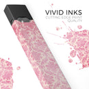 Deep Pink Pattern Of Luxury - Premium Decal Protective Skin-Wrap Sticker compatible with the Juul Labs vaping device