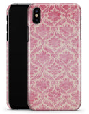 Deep Pink Pattern Of Luxury - iPhone X Clipit Case