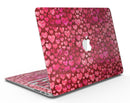 Deep Pink Watercolor Hearts - MacBook Air Skin Kit