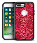 Deep Pink Watercolor Hearts - iPhone 7 Plus/8 Plus OtterBox Case & Skin Kits