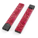 Deep Pink Watercolor Hearts - Premium Decal Protective Skin-Wrap Sticker compatible with the Juul Labs vaping device