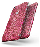 Deep Pink Watercolor Hearts - Skin-kit for the iPhone 8 or 8 Plus