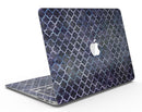 Deep Purple Watercolor Quatrefoil - MacBook Air Skin Kit