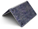 Deep Purple Watercolor Quatrefoil - MacBook Air Skin Kit