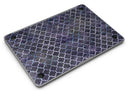 Deep Purple Watercolor Quatrefoil - MacBook Air Skin Kit
