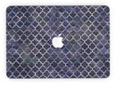 Deep Purple Watercolor Quatrefoil - MacBook Pro with Retina Display Full-Coverage Skin Kit