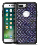 Deep Purple Watercolor Quatrefoil - iPhone 7 Plus/8 Plus OtterBox Case & Skin Kits