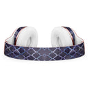 Deep Purple Watercolor Quatrefoil Full-Body Skin Kit for the Beats by Dre Solo 3 Wireless Headphones