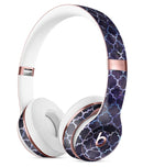 Deep Purple Watercolor Quatrefoil Full-Body Skin Kit for the Beats by Dre Solo 3 Wireless Headphones