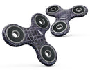 Deep Purple Watercolor Quatrefoil Full-Body Fidget Spinner Skin-Kit