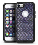 Deep Purple Watercolor Quatrefoil - iPhone 7 or 8 OtterBox Case & Skin Kits
