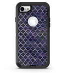 Deep Purple Watercolor Quatrefoil - iPhone 7 or 8 OtterBox Case & Skin Kits