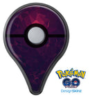 Deep Purple and Red Geometric Triangles Pokémon GO Plus Vinyl Protective Decal Skin Kit