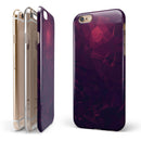 Deep Purple and Red Geometric Triangles iPhone 6/6s or 6/6s Plus 2-Piece Hybrid INK-Fuzed Case