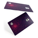 Deep Purple and Red Geometric Triangles - Premium Protective Decal Skin-Kit for the Apple Credit Card