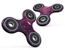 Deep Purple and Red Geometric Triangles Full-Body Fidget Spinner Skin-Kit