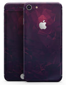Deep Purple and Red Geometric Triangles - Skin-kit for the iPhone 8 or 8 Plus