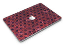 Deep Red Watercolor Ring Pattern - MacBook Air Skin Kit