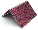 Deep Red Watercolor Ring Pattern - MacBook Air Skin Kit