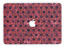 Deep Red Watercolor Ring Pattern - MacBook Pro with Retina Display Full-Coverage Skin Kit