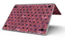 Deep Red Watercolor Ring Pattern - MacBook Pro with Retina Display Full-Coverage Skin Kit