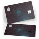 Deep Sea Teal Geometric Shapes  - Premium Protective Decal Skin-Kit for the Apple Credit Card