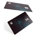 Deep Sea Teal Geometric Shapes  - Premium Protective Decal Skin-Kit for the Apple Credit Card
