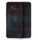 Deep Sea Teal Geometric Shapes  - Samsung Galaxy S8 Full-Body Skin Kit