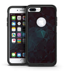 Deep Sea Teal Geometric Shapes  - iPhone 7 or 7 Plus Commuter Case Skin Kit
