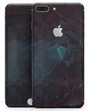 Deep Sea Teal Geometric Shapes  - Skin-kit for the iPhone 8 or 8 Plus