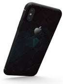 Deep Sea Teal Geometric Shapes  - iPhone X Skin-Kit