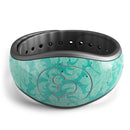 Deep Teal Luxury Pattern - Decal Skin Wrap Kit for the Disney Magic Band
