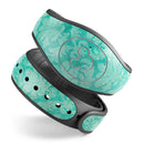 Deep Teal Luxury Pattern - Decal Skin Wrap Kit for the Disney Magic Band
