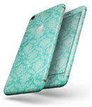 Deep Teal Luxury Pattern - Skin-kit for the iPhone 8 or 8 Plus
