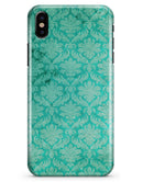 Deep Teal Luxury Pattern - iPhone X Clipit Case