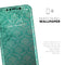 Deep Teal Luxury Pattern - Skin-Kit compatible with the Apple iPhone 13, 13 Pro Max, 13 Mini, 13 Pro, iPhone 12, iPhone 11 (All iPhones Available)
