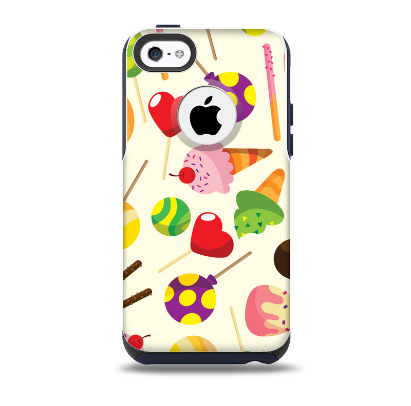 Delish Treats Color Pattern Skin for the iPhone 5c OtterBox Commuter Case