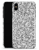 Descending Grayscale Micro Dots  - iPhone X Clipit Case