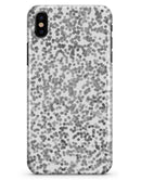 Descending Grayscale Micro Dots  - iPhone X Clipit Case