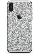 Descending Grayscale Micro Dots  - iPhone X Skin-Kit