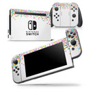 Descending Multicolor Micro Dots - Skin Wrap Decal for Nintendo Switch Lite Console & Dock - 3DS XL - 2DS - Pro - DSi - Wii - Joy-Con Gaming Controller
