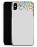 Descending Multicolor Micro Dots - iPhone X Clipit Case