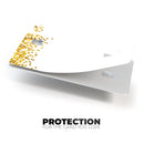 Descending Scattered Golden Micro Dots - Premium Protective Decal Skin-Kit for the Apple Credit Card